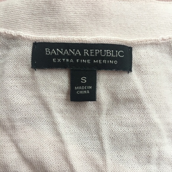 Banana republic wool cardigan sweater blush pink - Picture 3 of 4